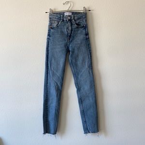 Zara high rise skinny jeans